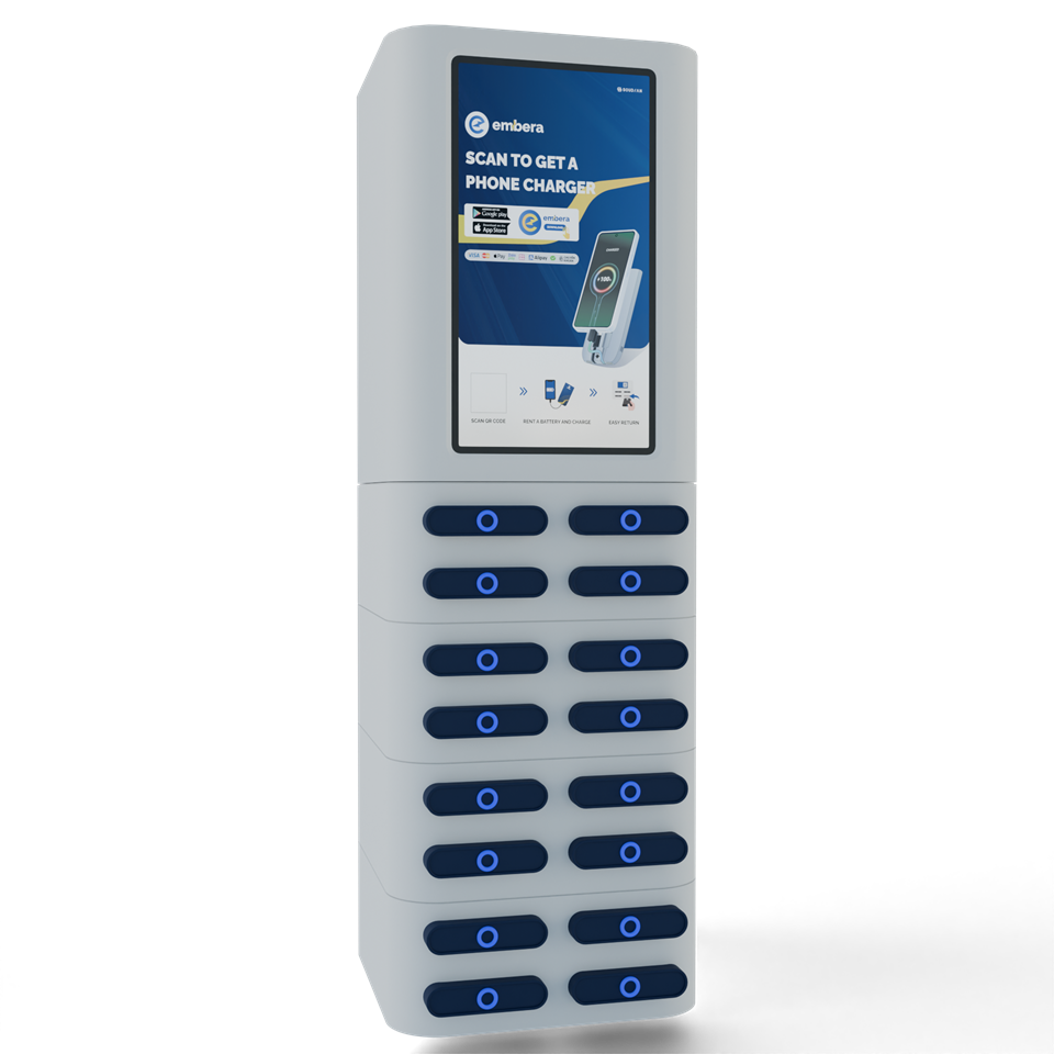 Stacked desktop station (16 charging ports)