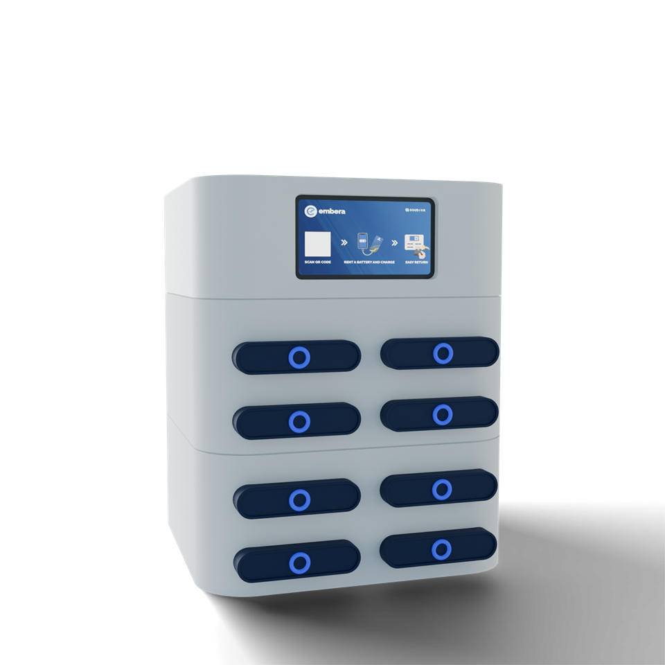 Integrated desktop station (8 charging ports)